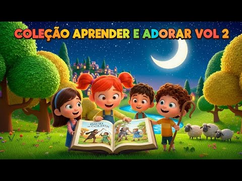 COLETANEA APREDER E ADORAR VOL 2 - Louvor Animado para Crianças! 🤩 aprender e adorar!