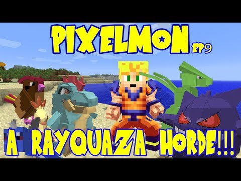 Pixelmon 3.0 w/ Rhymestyle - Trying To Catch Rayquaza Horde (Pokemon Minecraft EP 9)