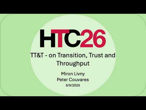 TT&T - on Transition, Trust and Throughput presentation thumbnail