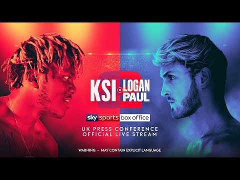 LIVE! KSI vs Logan Paul 2 UK Press Conference! ⚠️ LIVE! KSI vs Logan Paul 2 UK Press Conference! ⚠️