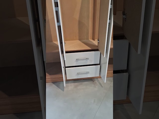 Guarda-Roupa Solteiro Bali 6 Portas 2 Gavetas Branco - Panorama Móveis