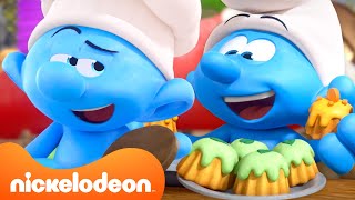 Smurfs' DELICIOUS Food Marathon 😋 | 30 Minutes of Season 3 and 4! | Nicktoons