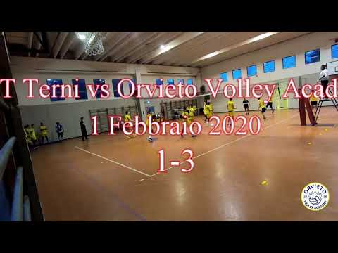 Serie D-CLT Terni vs Orvieto Volley Academy 1 febbraio 2020 1-3