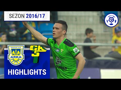 Arka Gdynia - Górnik Łęczna 2:4 | SKRÓT | Ekstraklasa 2016/17 | 27. Kolejka