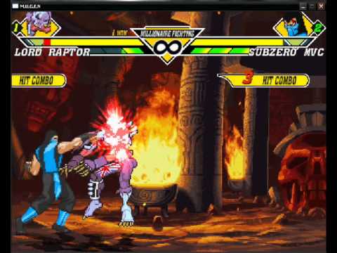 Mugen Test #02 / Lord Raptor vs Sub-Zero MvC