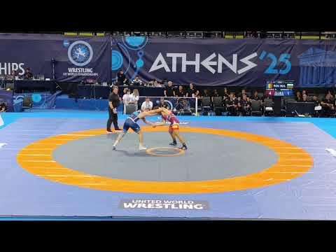 MAGOR LORINCZ (ROU) - GEORGI TRIFONOV GEORGIEV (BUL) U17 WORLD CHAMPIONSHIP, EIGHTH FINAL, FS 92KG, 