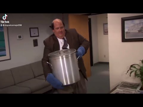 Kevin Malone drops the chili