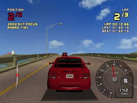 Ford Racing 2 Hard Walkthrough Part 33 - Ford Challenge: SVT - 2000 Ford Mustang SVT Cobra R