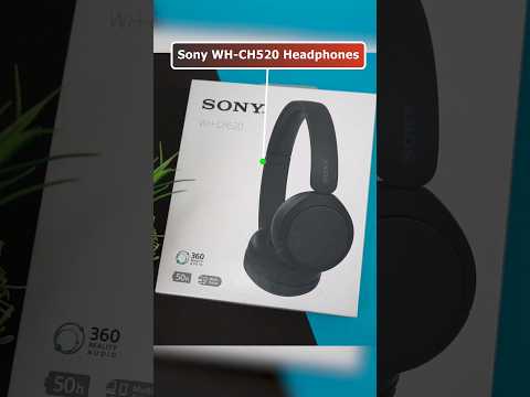 Thumbnail for Sony WH-CH520 On-Ear Wireless Headphones with 50 Hours Playtime ⚡⚡