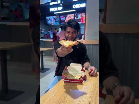 Eating Every Domino’s Pizza Under ₹100 😱 Pizza Challenge 🥵