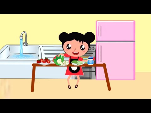 KALAFIORA SAŁATKA - ŚPIEWAJĄCE PRZEPISY | Piosenki Dla Dzieci - Małgorzata Kosik