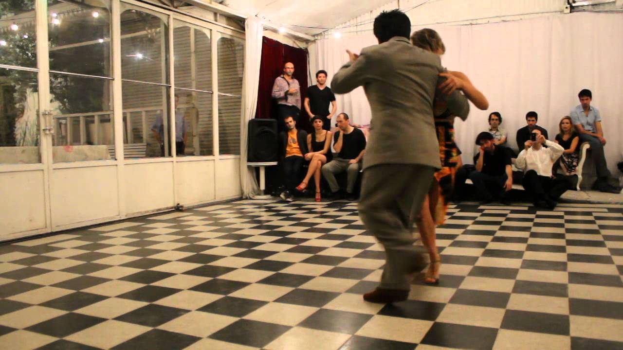 Natalia Fures y Marcelo "El Chino" Gutierrez en La Bicicleta Milonga! 2