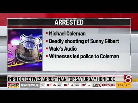 Indianapolis poilce detectives arrest 50-year-old suspect in Aug. 19, 2023, homicide