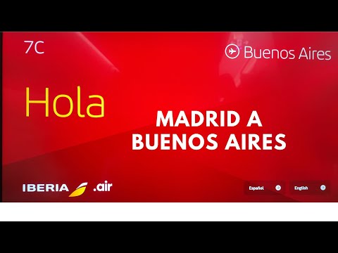 IBERIA - Vuelo de Madrid a Buenos Aires - Airbus 350-900 Next - Clase Business