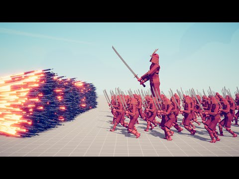 SAMURAI GIANT & 100x UNITS vs EVERY GOD - Totally Accurate Battle Simulator