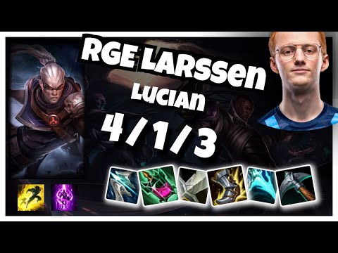 Lucian vs Azir RGE Larssen MID (4/1/3) - v11.1