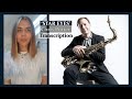 GRAZINA PUKAITE - JAZZ SINGER TRANSCRIBES - 'Star Eyes' by Chris Potter