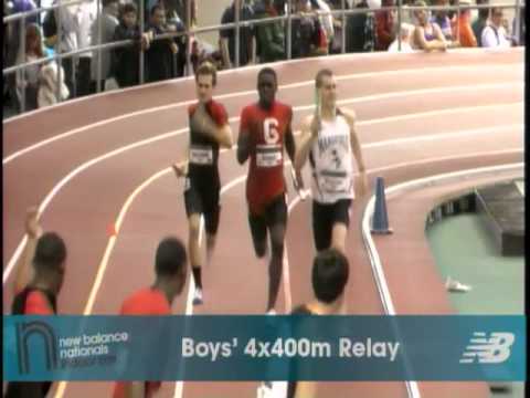 Boys 4x400m Heat 5 - New Balance Indoor Nationals 2011