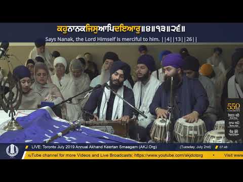 041 Toronto July 2019 Tuesday Morning - Bhai Navjot Singh Jee