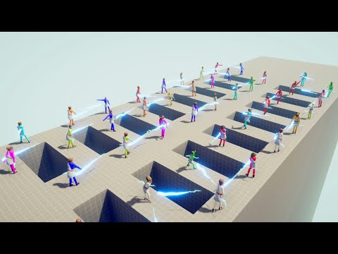 RANGED UNITS BATTLE ROYALE - FREE FOR ALL - Totally Accurate Battle Simulator TABS