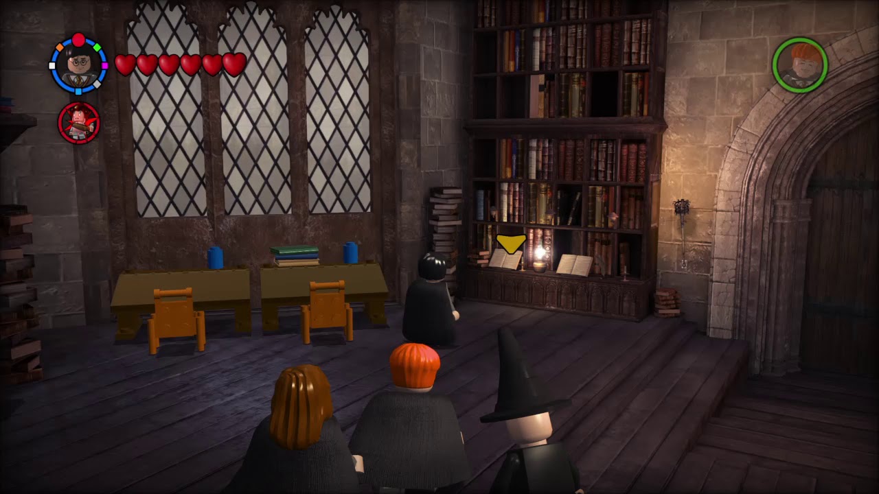 LEGO Harry Potter years 1-4 library gold brick glitch