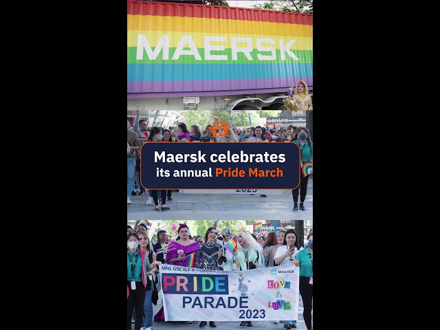WATCH: Maersk celebrates its annual Pride March in Pasig