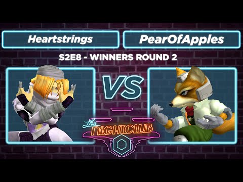 The Nightclub S2E8 - Heartstrings (Sheik) vs PearOfApples (Fox) - WR2 SSBM