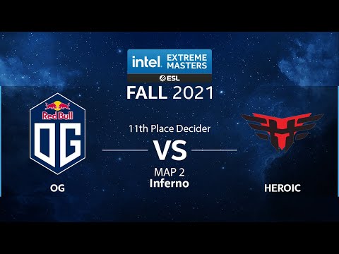 CS:GO - Heroic vs. OG [Inferno] Map 2 - IEM Fall 2021 - 11th Place Decider - EU