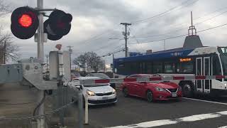 TriMet WES leaving Beaverton Transit Center