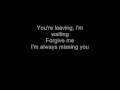 Before the goodbye lyrics 