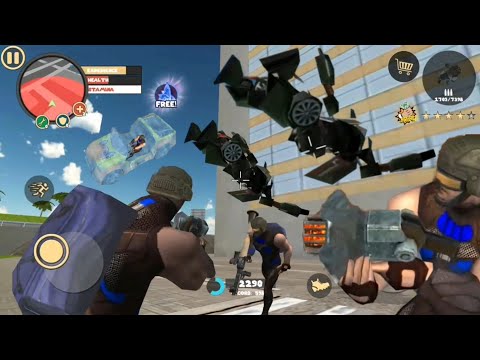 ZERO GRAVITY ; New Update Superhero #33 rope hero vice town ( by Naxeex LLC ) Android GTA Gameplay