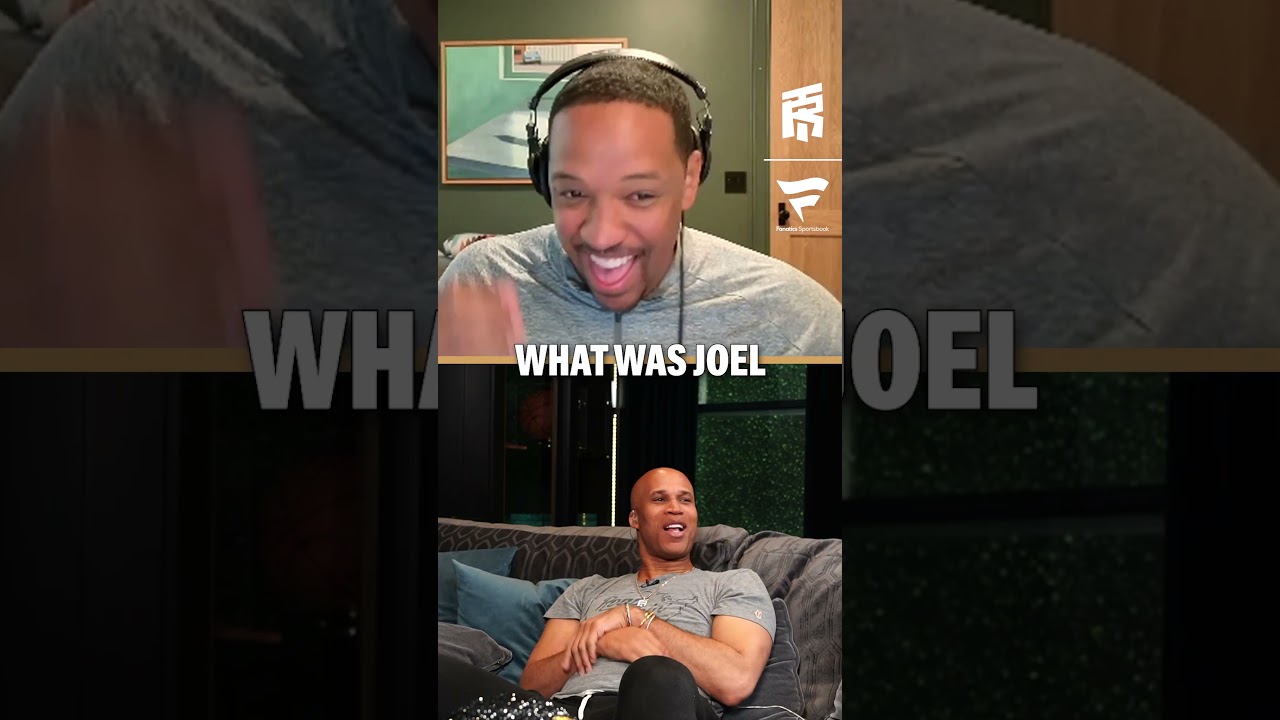 Channing Frye Breaks Out the Belt For Joel Embiid Giving The Celtics BTA #JoelEmbiid #nba #76ers