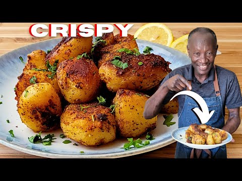 You will never eat Crispy Roast Potatoes ANY other way!! | Chef D Wainaina