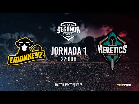 Segunda división de LVP - Jornada 1 // eMonkeyz Club vs Team Heretics Partida 1
