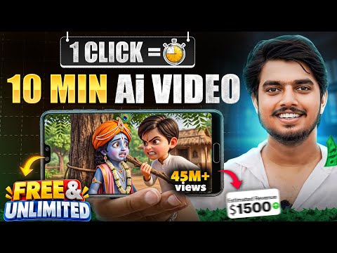 How to Create Long AI Videos (10 Min) Using Just 1 Click🔥| How to Create AI Videos || AI Automation