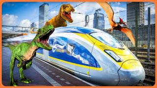 OMFG DINOSAURS AND TRAINS!!!!! (with TierZoo)