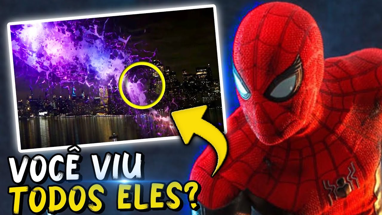 Todos PERSONAGENS que estavam na RACHADURA do MULTIVERSO em HOMEM ARANHA 3 - Teorias e Explicação
