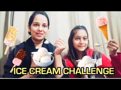 ICE CREAM CHALLENGE 🍨|| Bacho ki choti choti Khushi #vlog #fyp