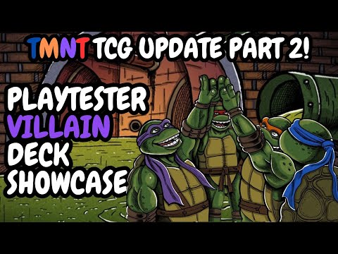 Introducing the TMNT TCG Playtester Villain Deck - Part 2 (Kickstarter coming 2026!)