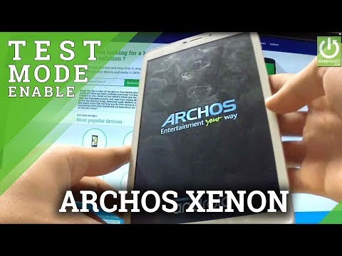 Test Mode ARCHOS 80c Xenon - Open / Quit ARCHOS TEST MODE