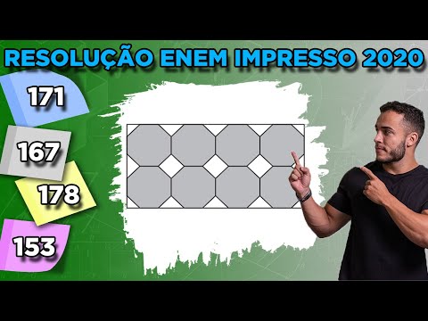 🔵 Question 171 - Blue Notebook | Plane Geometry | MATHEMATICS ENEM 2020