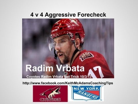 Coyotes 4 v 4 Aggressive Forecheck