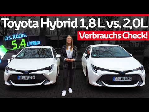 Toyota Hybrid Verbrauch - 1,8L vs. 2,0L Hybrid  | Praxistest