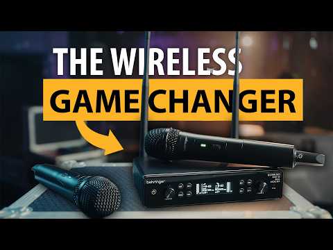 A Wireless Mic System That Just Works - Introducing Behringer XTM1 Single or Dual Wireless Mics