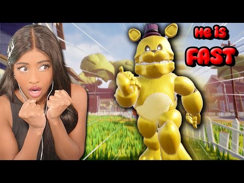 Why is Fredbear in Hello Neighbor... AND WHY IS HE SO FAST?!!