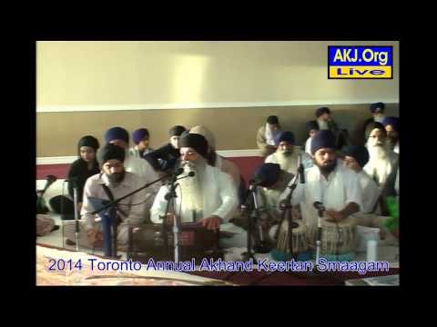 075 Toronto July 2014 Smaagam - Friday Morning Keertan - Bh. Harpreet Singh Jee Toronto