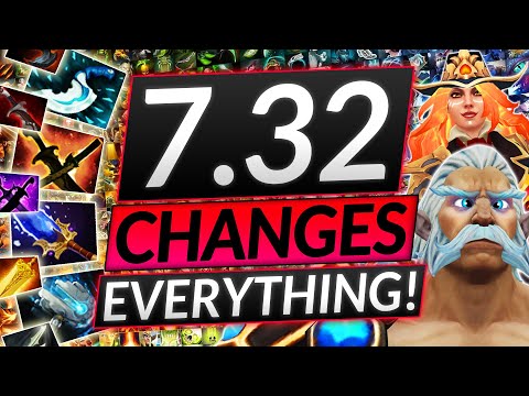 NEW PATCH 7.32 Left Me SPEECHLESS - NEW Heroes, Items, Mechanics Changes - Dota 2 Guide