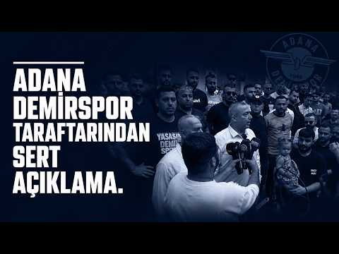 "13.08.2026" SPOR GÜNCEL (ADANA DEMİRSPOR TARAFTARINDAN SERT AÇIKLAMA)