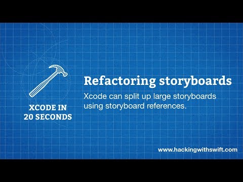 Xcode in 20 Seconds: Refactoring storyboards