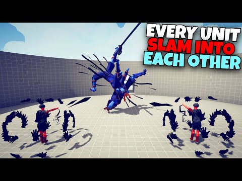 EVERY UNIT SLAM INTO EACH OTHER - Totally Accurate Battle Simulator TABS